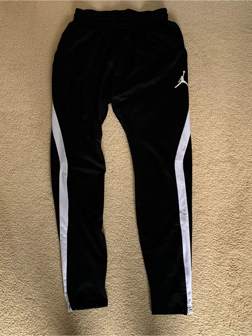 Jordan Black & White Athletic Joggers